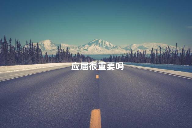 应届很重要吗