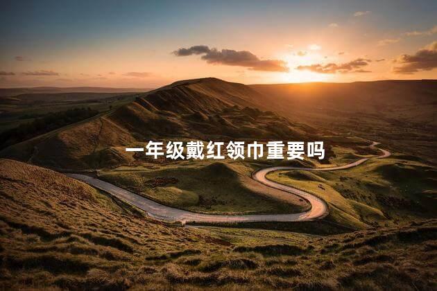 一年级戴红领巾重要吗
