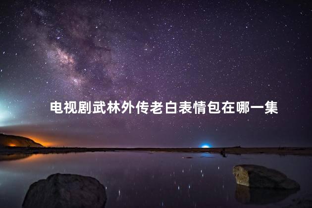 电视剧武林外传老白表情包在哪一集