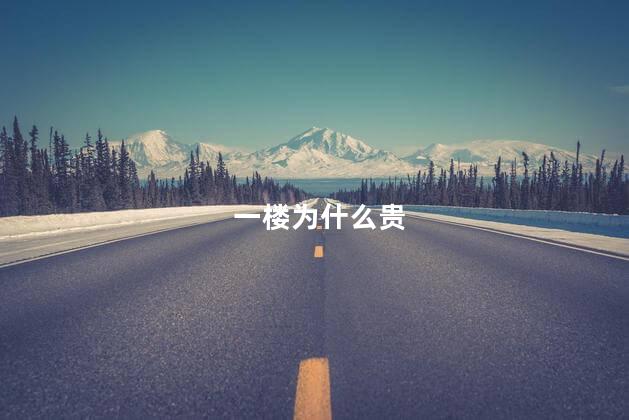 一楼为什么贵