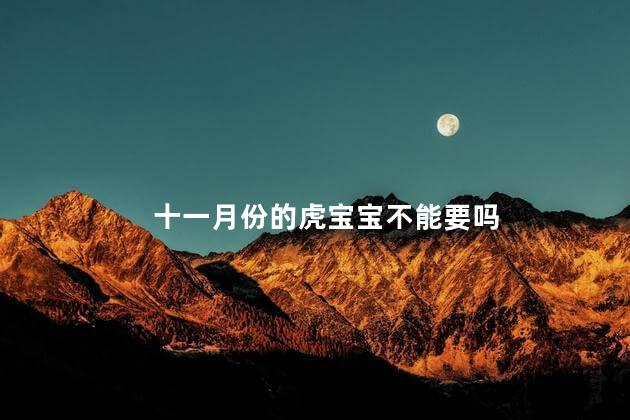 十一月份的虎宝宝不能要吗