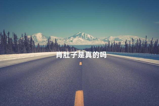 肖肚子是真的吗