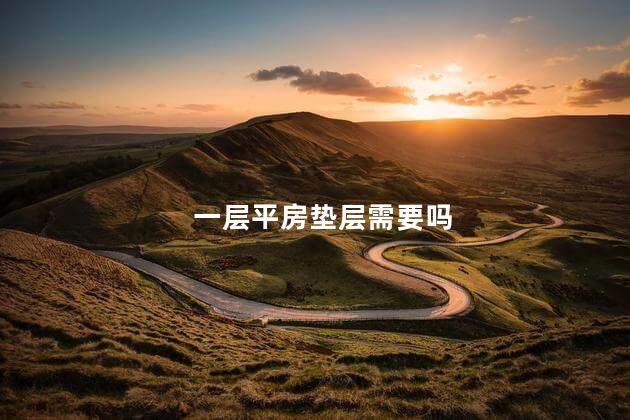 一层平房垫层需要吗
