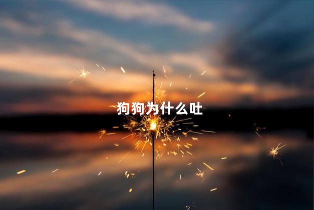 狗狗为什么吐