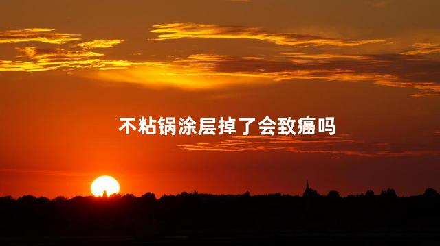不粘锅涂层掉了会致癌吗，不粘锅涂层掉了会导致癌症吗