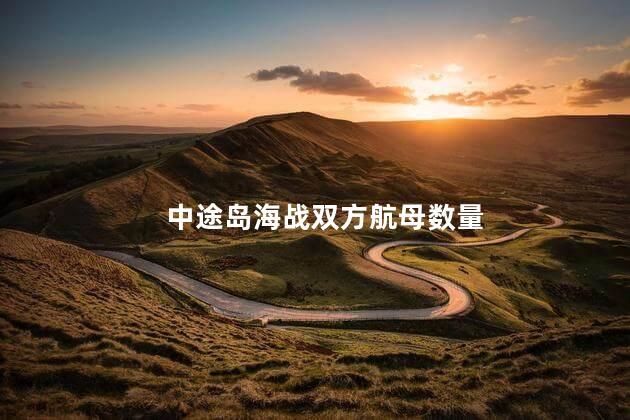 中途岛海战双方航母数量，中途岛海战双方损失