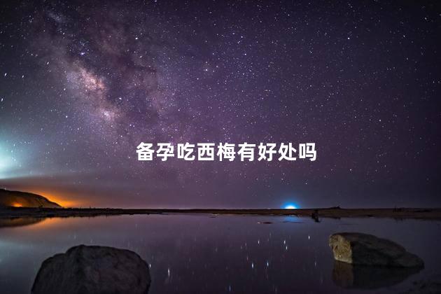 备孕吃西梅有好处吗