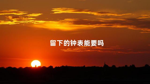 留下的钟表能要吗